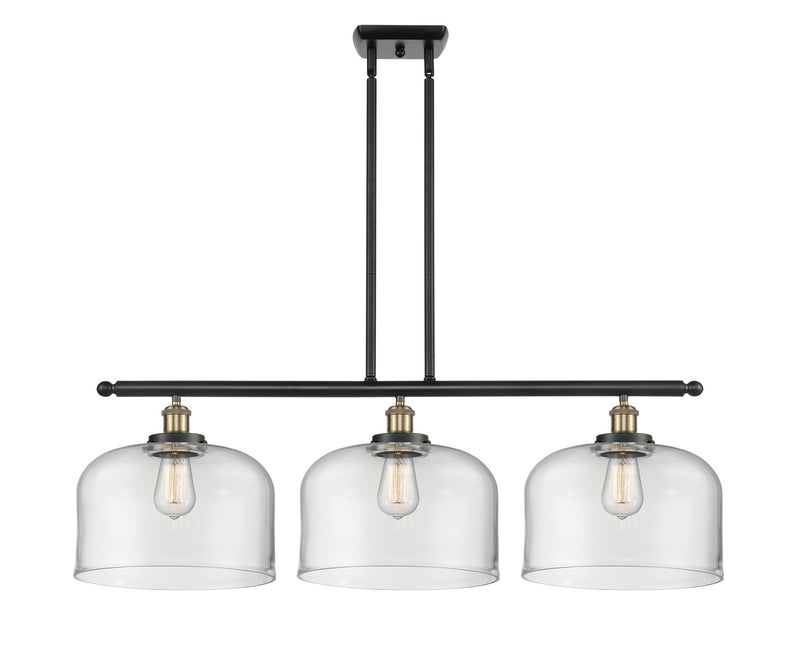 Innovations 916-3I-BAB-G72-L-LED LED Island Pendant, Black Antique Brass