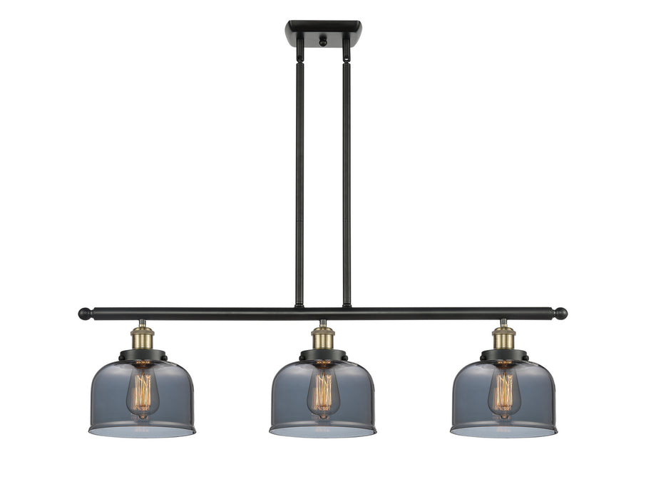 Innovations 916-3I-BAB-G73 Three Light Island Pendant, Black Antique Brass