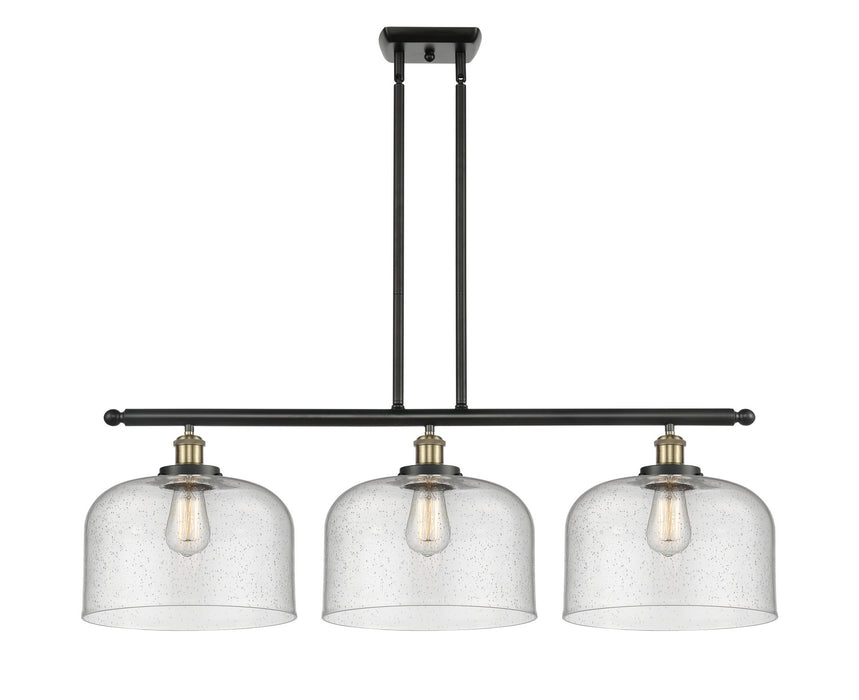 Innovations 916-3I-BAB-G74-L-LED LED Island Pendant, Black Antique Brass
