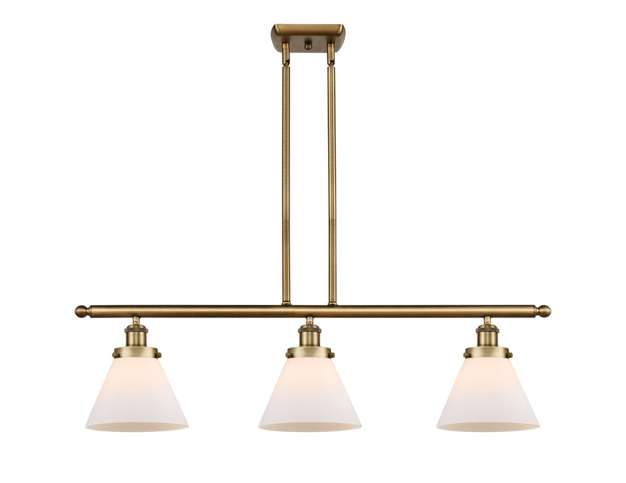 Innovations 916-3I-BB-G41 Three Light Island Pendant, Brushed Brass