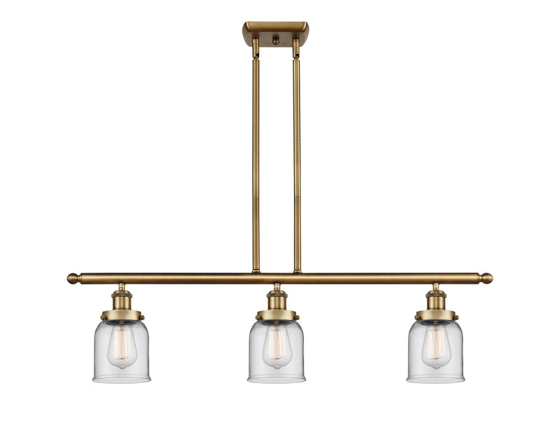 Innovations 916-3I-BB-G52 Three Light Island Pendant, Brushed Brass