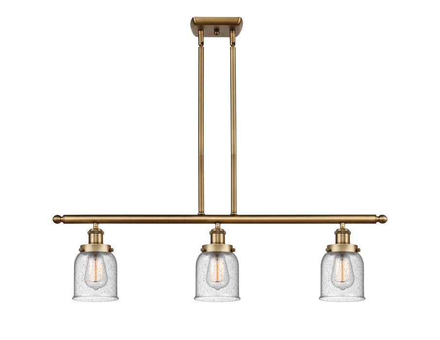 Innovations 916-3I-BB-G54-LED LED Island Pendant, Brushed Brass