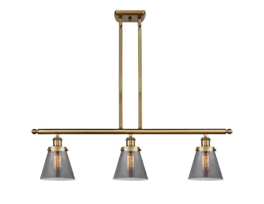 Innovations 916-3I-BB-G63-LED LED Island Pendant, Brushed Brass
