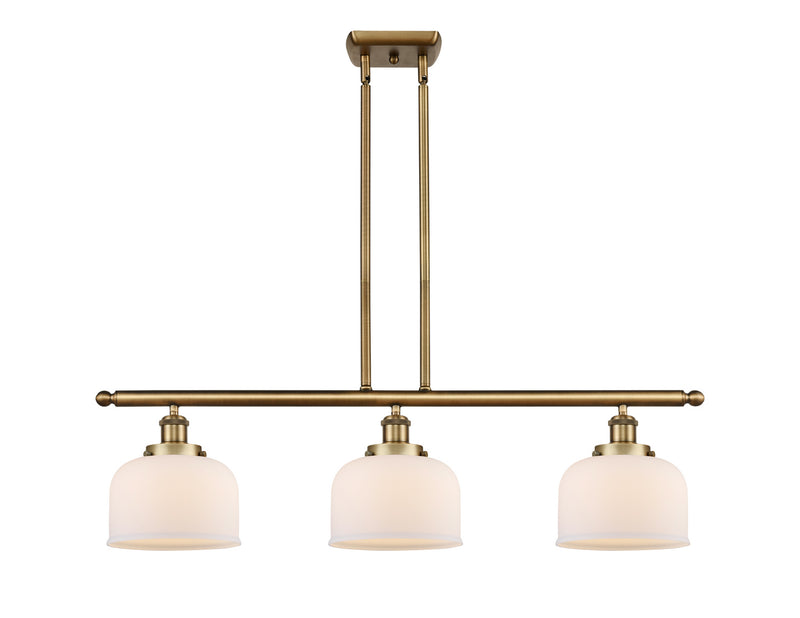 Innovations 916-3I-BB-G71 Three Light Island Pendant, Brushed Brass