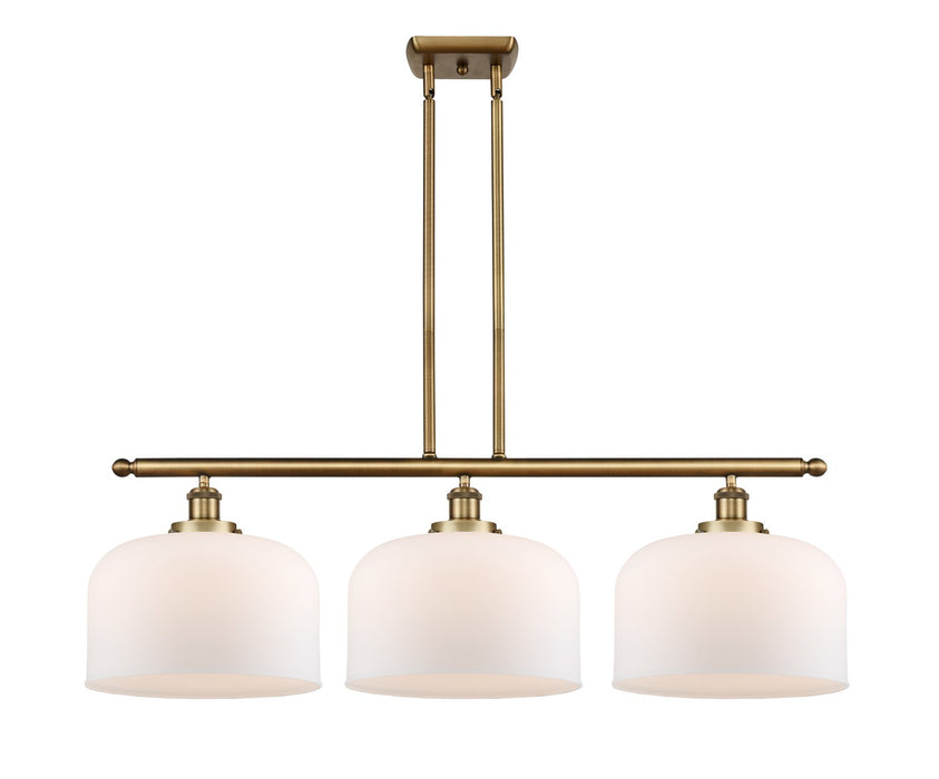 Innovations 916-3I-BB-G71-L Three Light Island Pendant, Brushed Brass