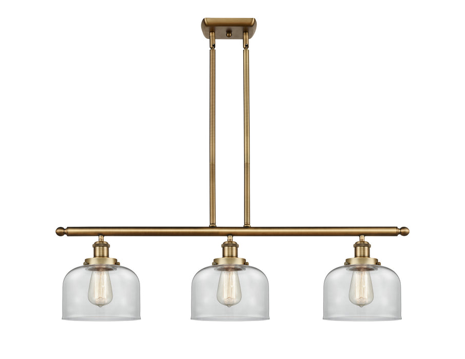 Innovations 916-3I-BB-G72 Three Light Island Pendant, Brushed Brass