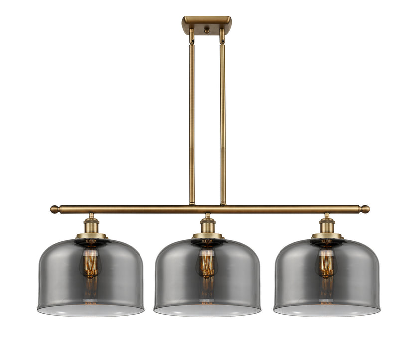 Innovations 916-3I-BB-G73-L-LED LED Island Pendant, Brushed Brass