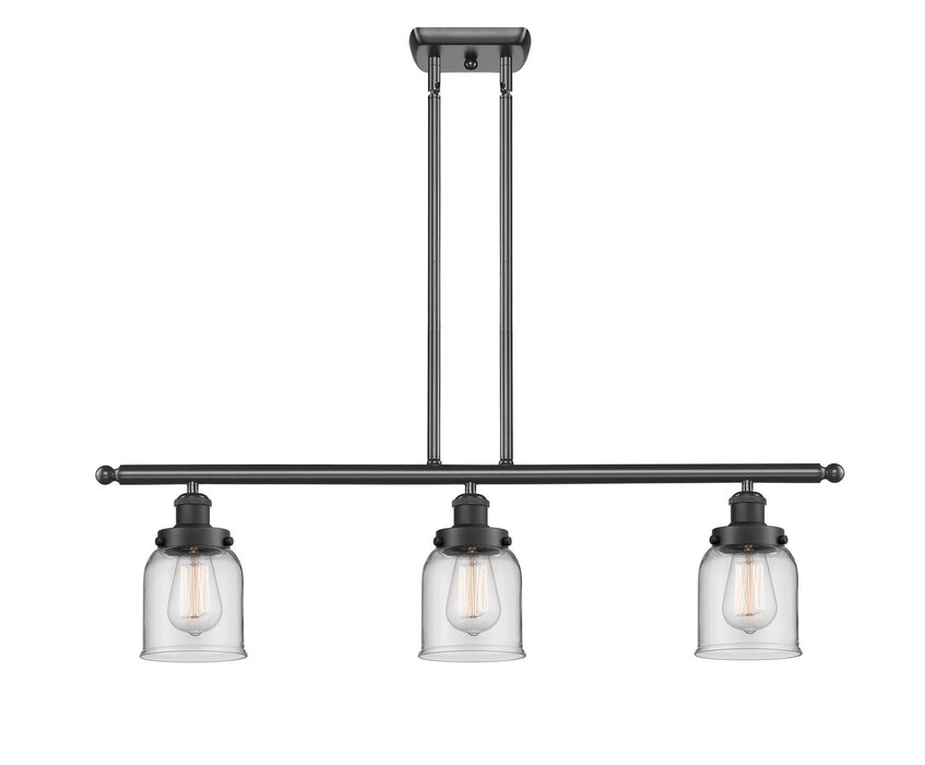 Innovations 916-3I-BK-G52 Three Light Island Pendant, Matte Black