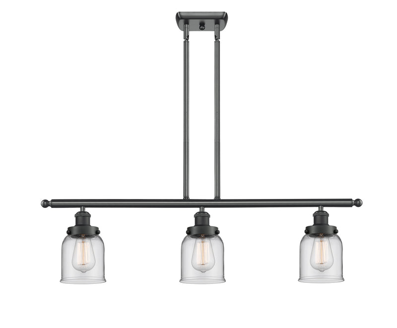 Innovations 916-3I-BK-G52-LED LED Island Pendant, Matte Black