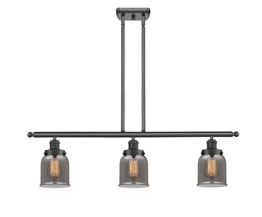 Innovations 916-3I-BK-G53-LED LED Island Pendant, Matte Black