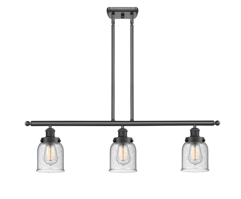 Innovations 916-3I-BK-G54 Three Light Island Pendant, Matte Black