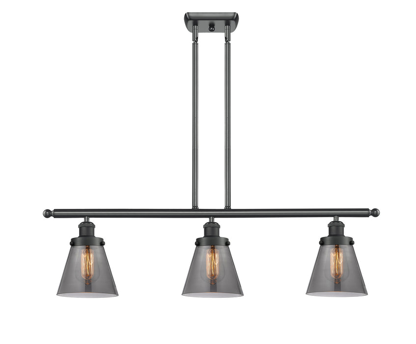 Innovations 916-3I-BK-G63 Three Light Island Pendant, Matte Black