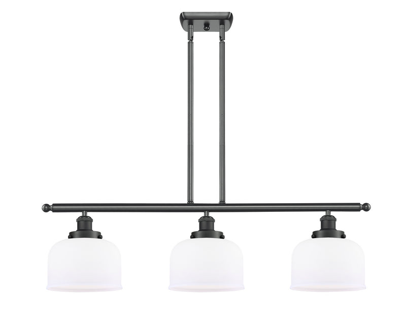 Innovations 916-3I-BK-G71 Three Light Island Pendant, Matte Black