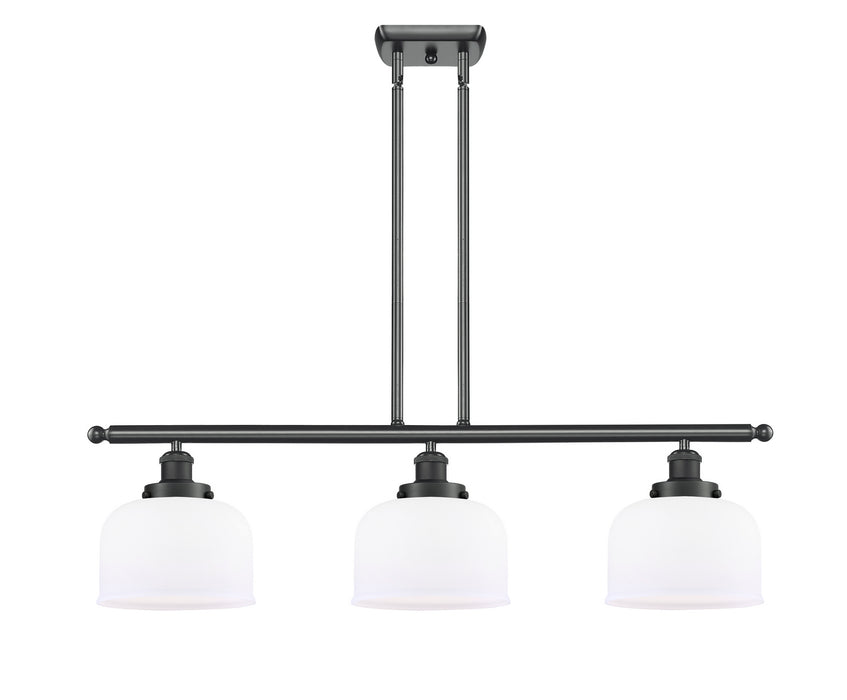 Innovations 916-3I-BK-G71-LED LED Island Pendant, Matte Black