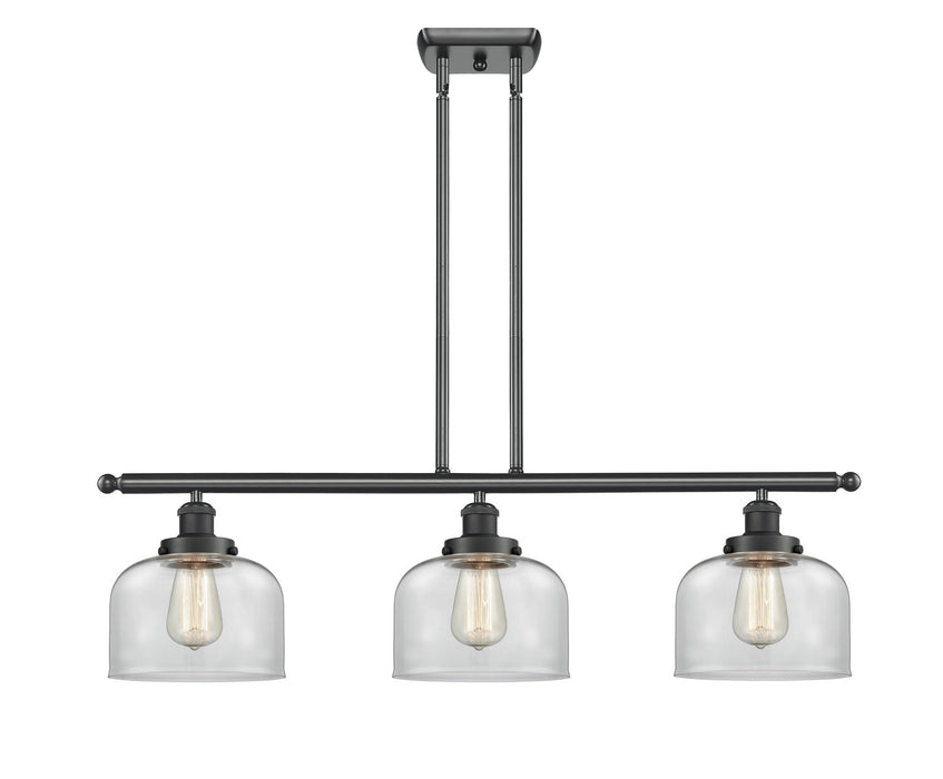 Innovations 916-3I-BK-G72 Three Light Island Pendant, Matte Black