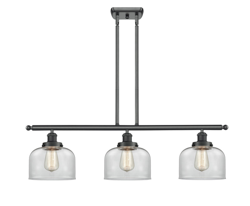 Innovations 916-3I-BK-G72-LED LED Island Pendant, Matte Black
