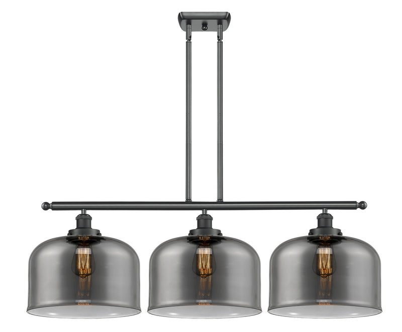 Innovations 916-3I-BK-G73-L-LED LED Island Pendant, Matte Black