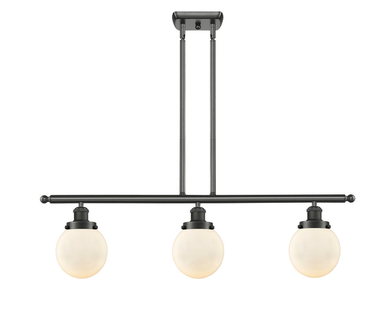 Innovations 916-3I-OB-G201-6 Three Light Island Pendant, Oil Rubbed Bronze