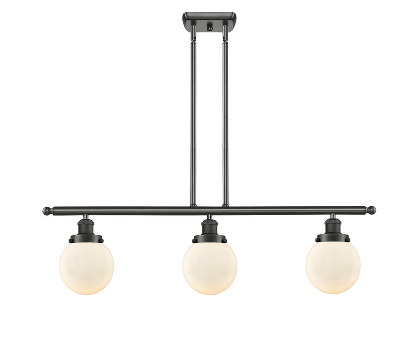 Innovations 916-3I-OB-G201-6 Three Light Island Pendant, Oil Rubbed Bronze