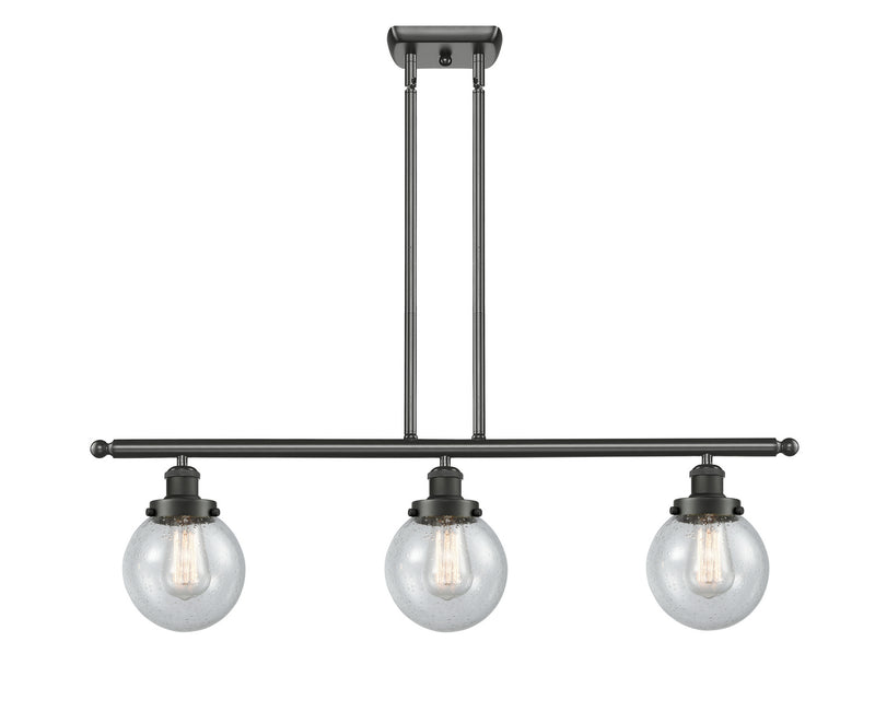 Innovations 916-3I-OB-G204-6 Three Light Island Pendant, Oil Rubbed Bronze