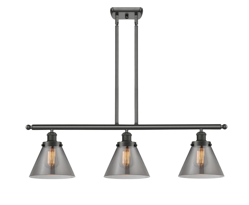 Innovations 916-3I-OB-G43 Three Light Island Pendant, Oil Rubbed Bronze