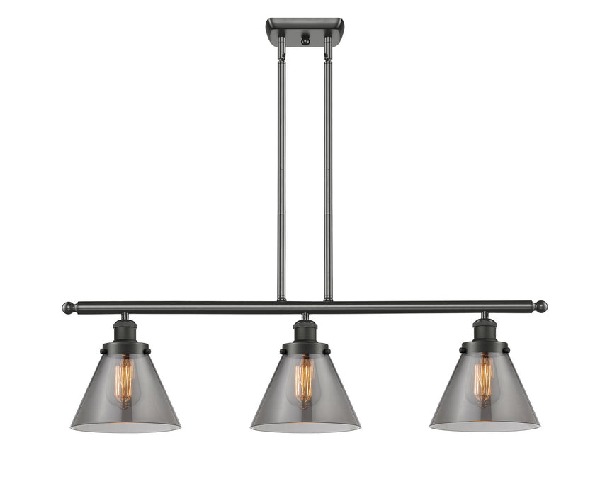 Innovations 916-3I-OB-G43-LED LED Island Pendant, Oil Rubbed Bronze