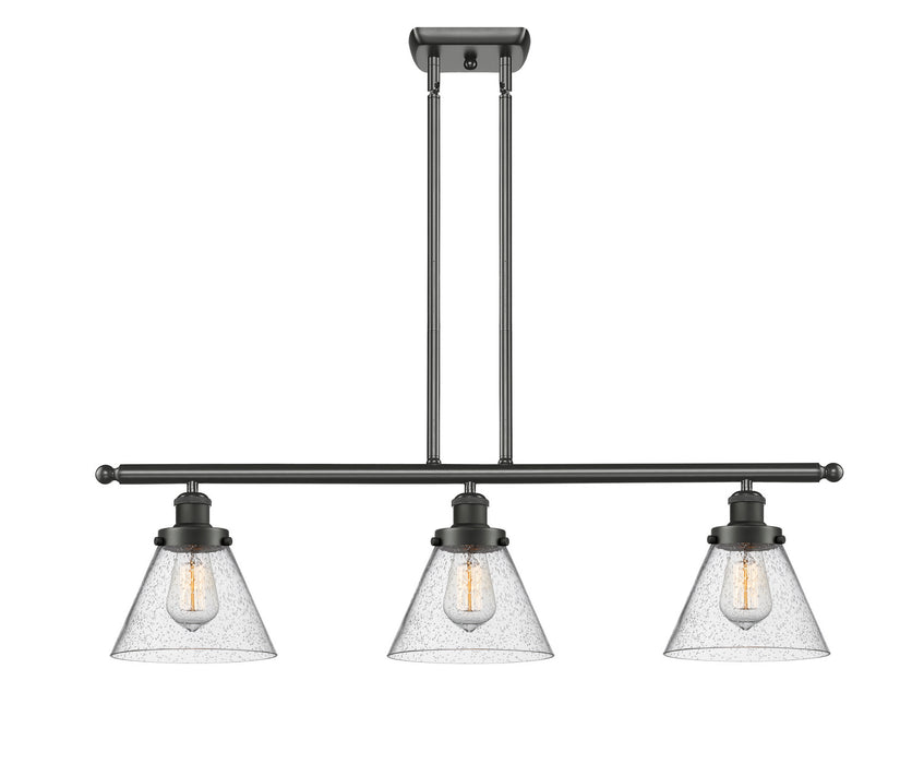 Innovations 916-3I-OB-G44 Three Light Island Pendant, Oil Rubbed Bronze