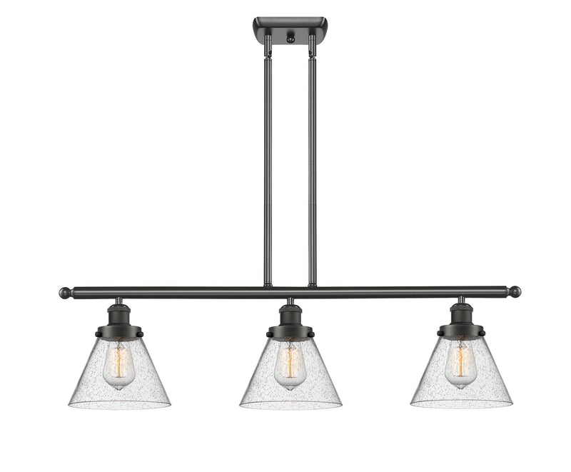 Innovations 916-3I-OB-G44-LED LED Island Pendant, Oil Rubbed Bronze