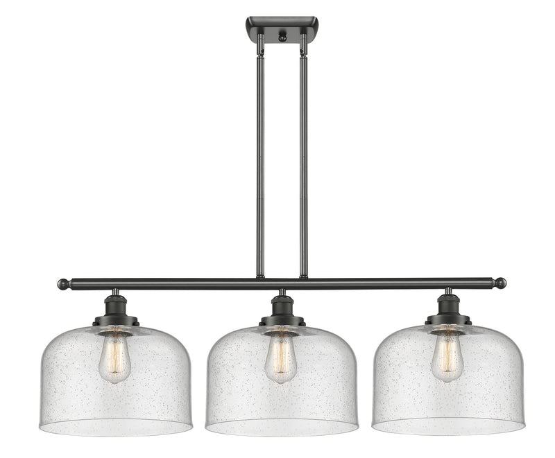 Innovations 916-3I-OB-G74-L-LED LED Island Pendant, Oil Rubbed Bronze