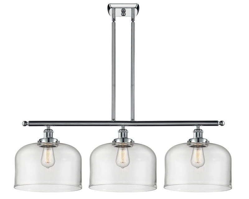 Innovations 916-3I-PC-G72-L Three Light Island Pendant, Polished Chrome