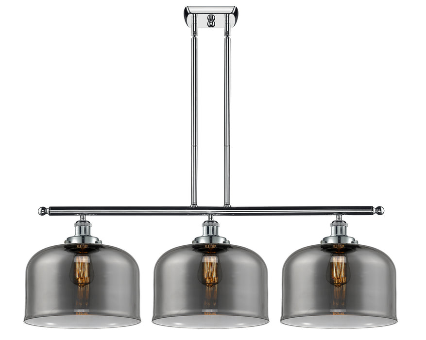 Innovations 916-3I-PC-G73-L Three Light Island Pendant, Polished Chrome