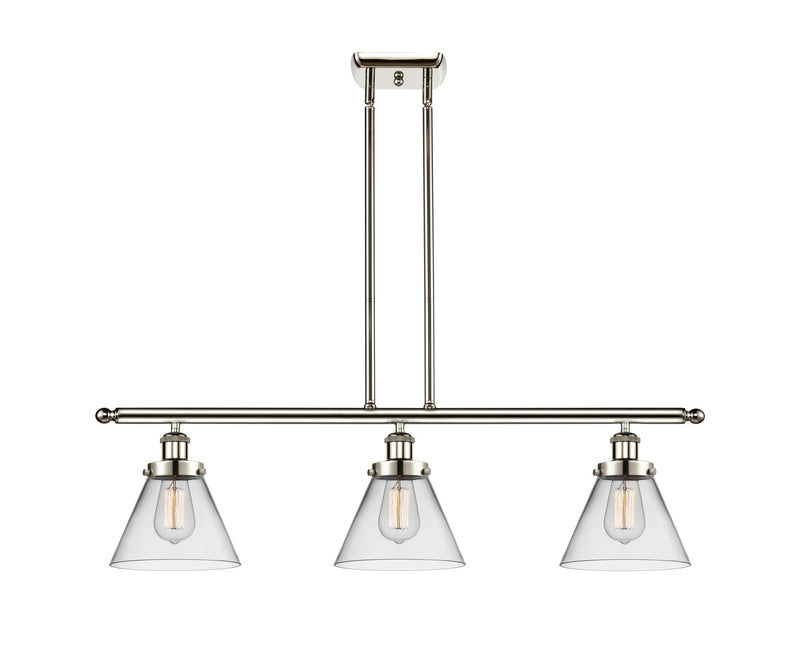 Innovations 916-3I-PN-G42-LED LED Island Pendant, Polished Nickel