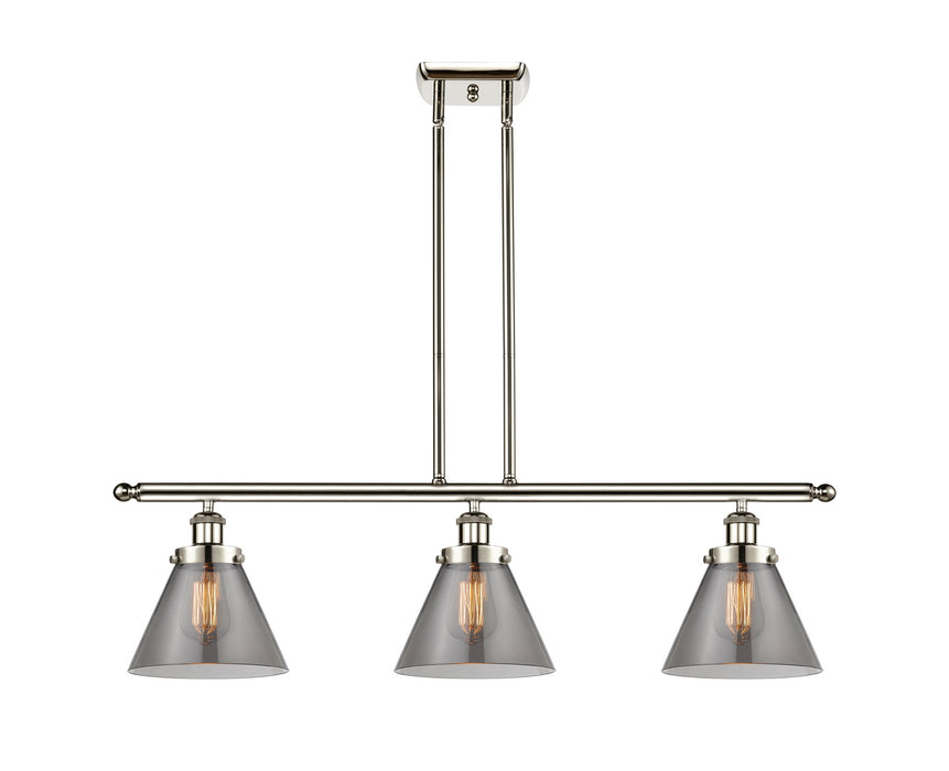 Innovations 916-3I-PN-G43-LED LED Island Pendant, Polished Nickel