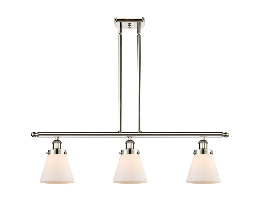 Innovations 916-3I-PN-G61-LED LED Island Pendant, Polished Nickel