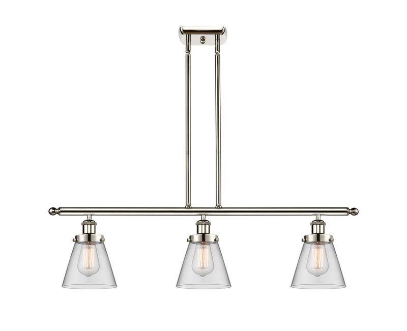 Innovations 916-3I-PN-G62-LED LED Island Pendant, Polished Nickel