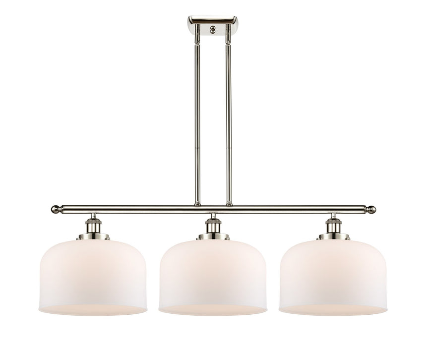 Innovations 916-3I-PN-G71-L Three Light Island Pendant, Polished Nickel