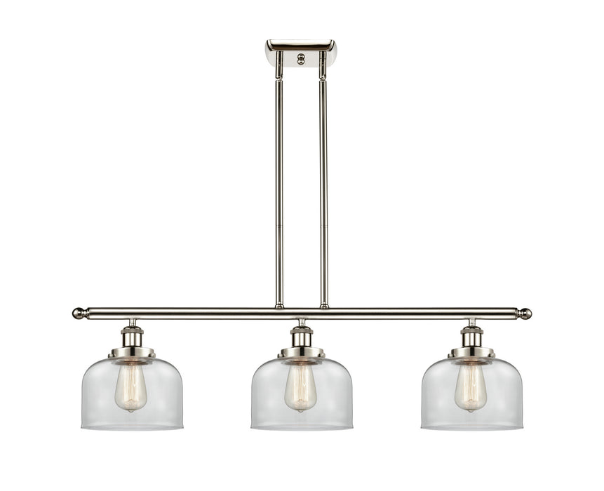 Innovations 916-3I-PN-G72 Three Light Island Pendant, Polished Nickel