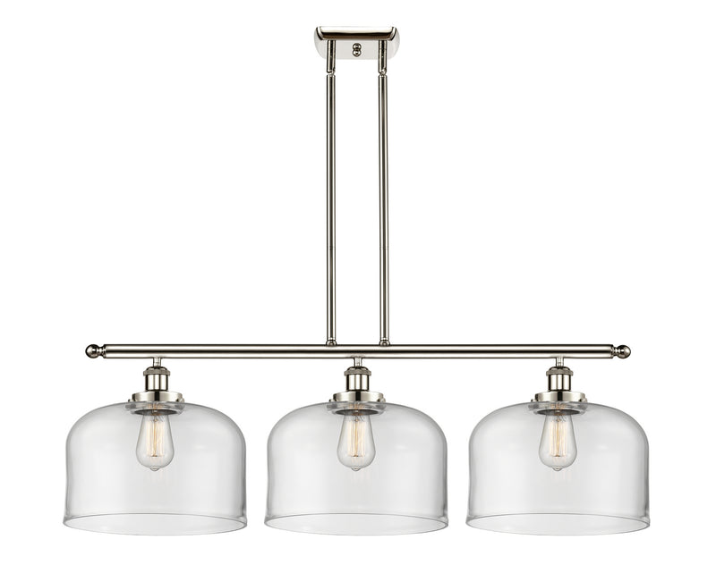 Innovations 916-3I-PN-G72-L-LED LED Island Pendant, Polished Nickel