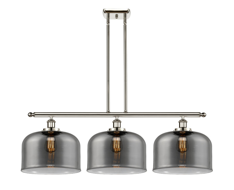 Innovations 916-3I-PN-G73-L-LED LED Island Pendant, Polished Nickel