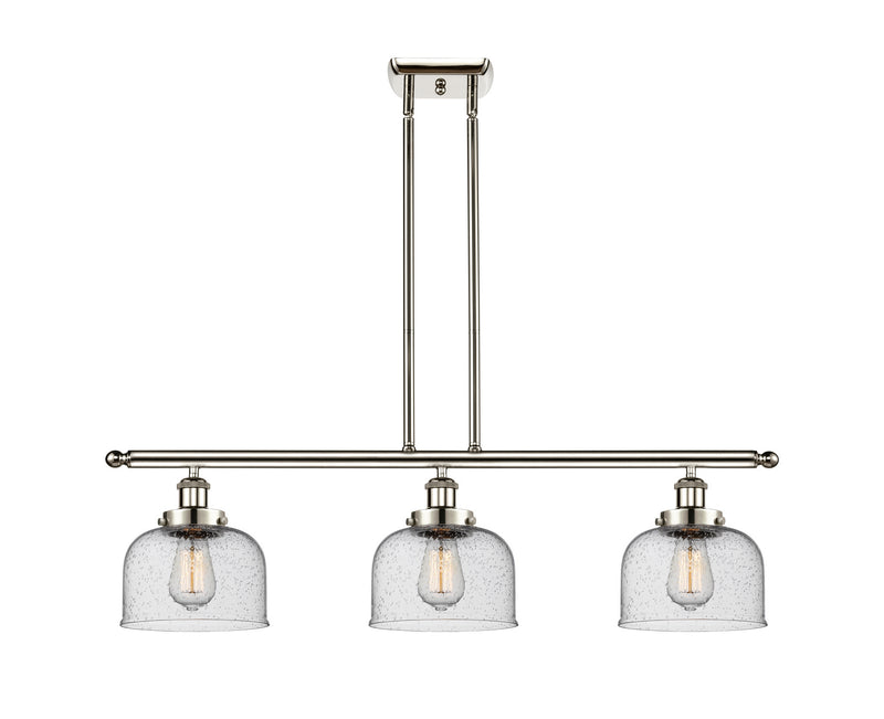 Innovations 916-3I-PN-G74-LED LED Island Pendant, Polished Nickel