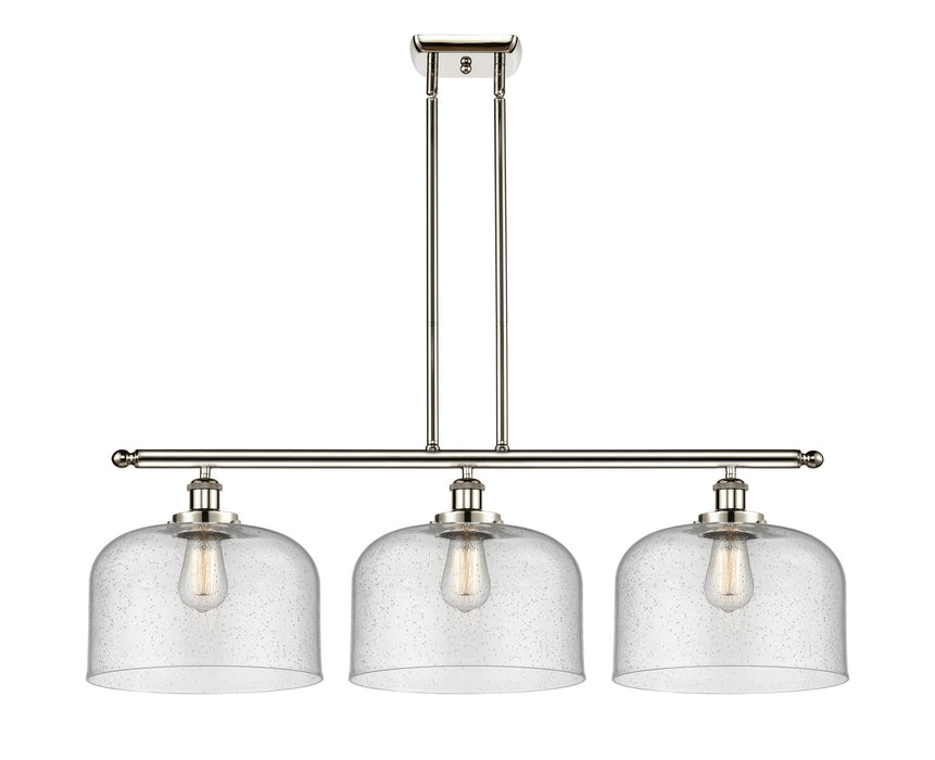 Innovations 916-3I-PN-G74-L-LED LED Island Pendant, Polished Nickel