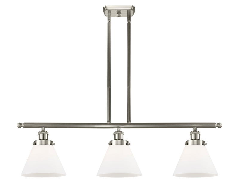 Innovations 916-3I-SN-G41 Three Light Island Pendant, Brushed Satin Nickel