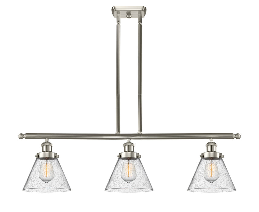 Innovations 916-3I-SN-G44-LED LED Island Pendant, Brushed Satin Nickel