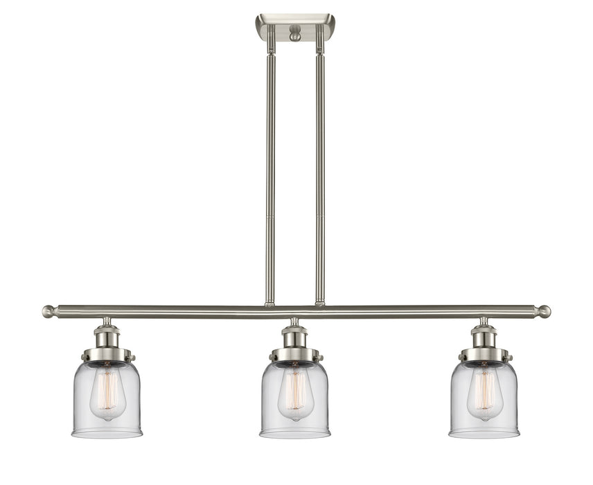 Innovations 916-3I-SN-G52 Three Light Island Pendant, Brushed Satin Nickel