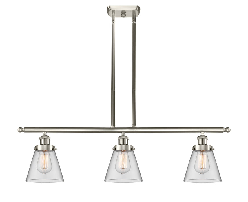 Innovations 916-3I-SN-G62 Three Light Island Pendant, Brushed Satin Nickel