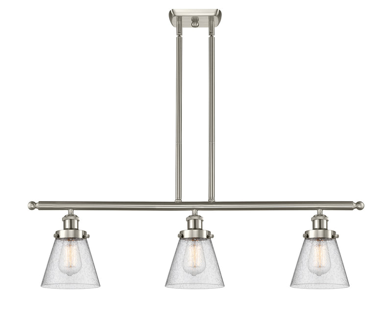 Innovations 916-3I-SN-G64-LED LED Island Pendant, Brushed Satin Nickel