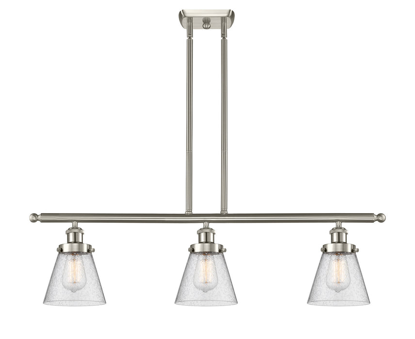 Innovations 916-3I-SN-G64-LED LED Island Pendant, Brushed Satin Nickel