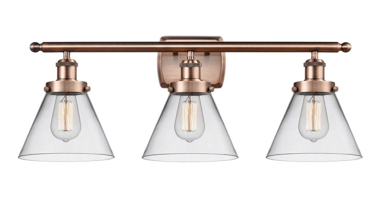 Innovations 916-3W-AC-G42-LED LED Bath Vanity, Antique Copper