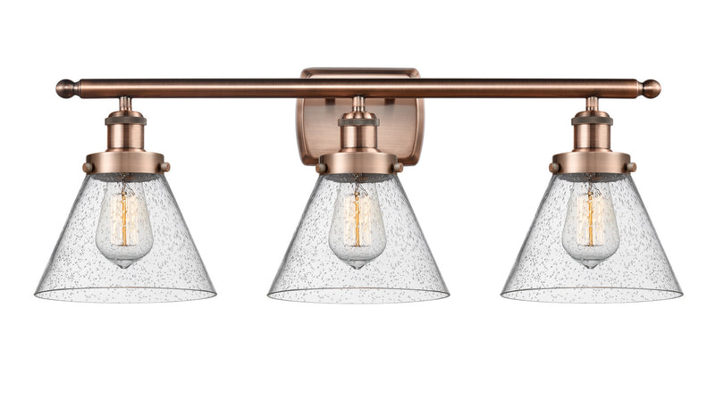 Innovations 916-3W-AC-G44-LED LED Bath Vanity, Antique Copper