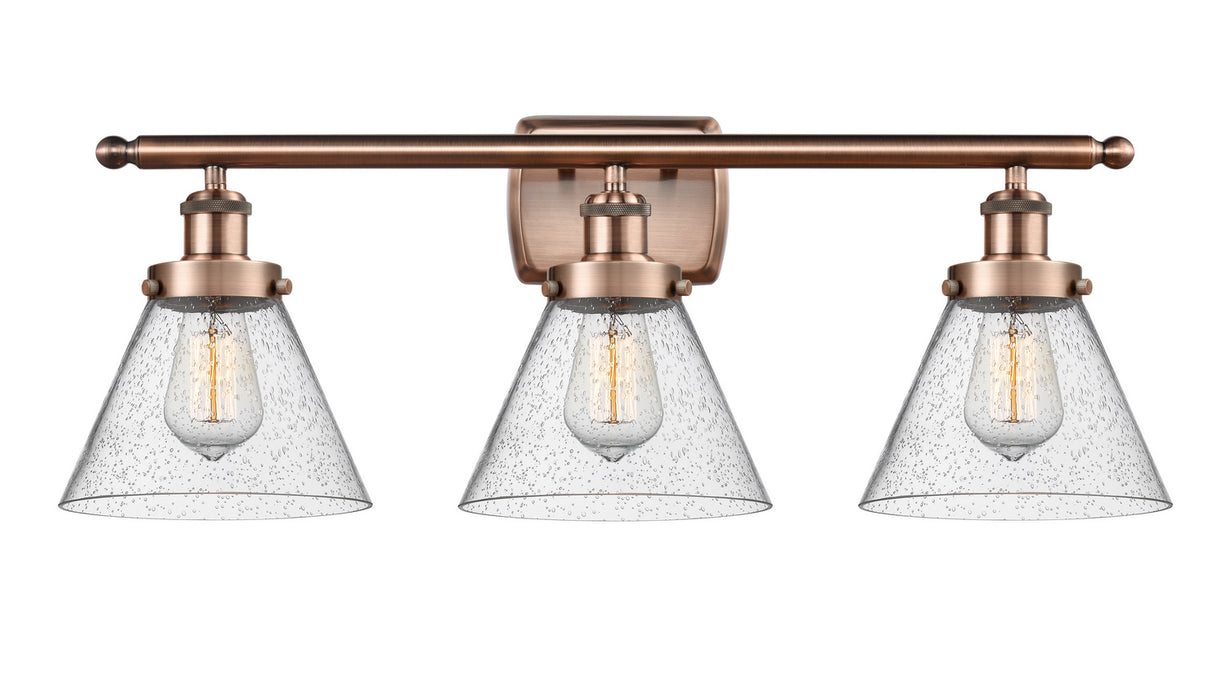 Innovations 916-3W-AC-G44-LED LED Bath Vanity, Antique Copper